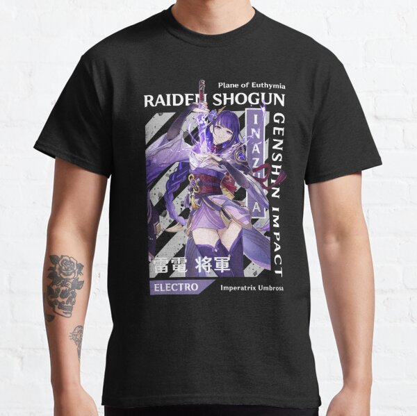 Shogun Raiden Genshin Impact Classic T-Shirt RB1807 product Offical genshin impact Merch