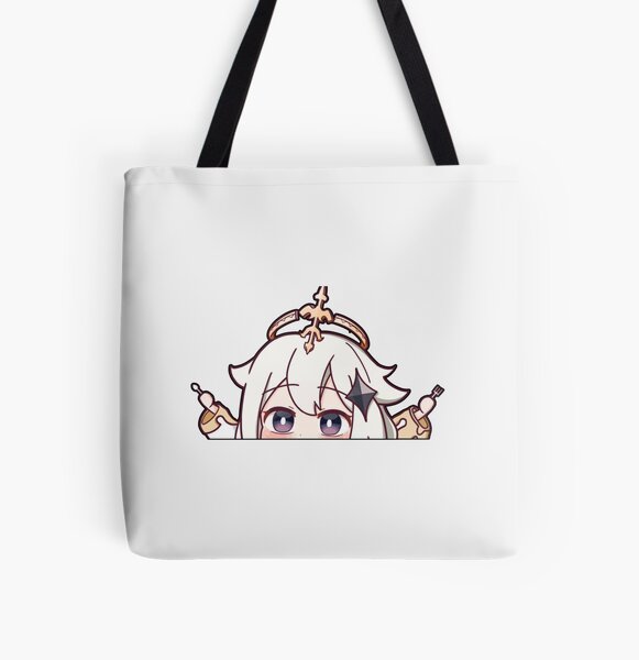 Paimon Peeker- Genshin Impact| Perfect Gift All Over Print Tote Bag RB1807 product Offical genshin impact Merch