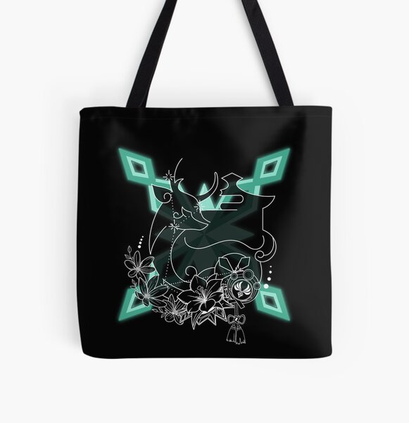 Shikanoin Heizou Constellation Design White All Over Print Tote Bag RB1807 product Offical genshin impact Merch