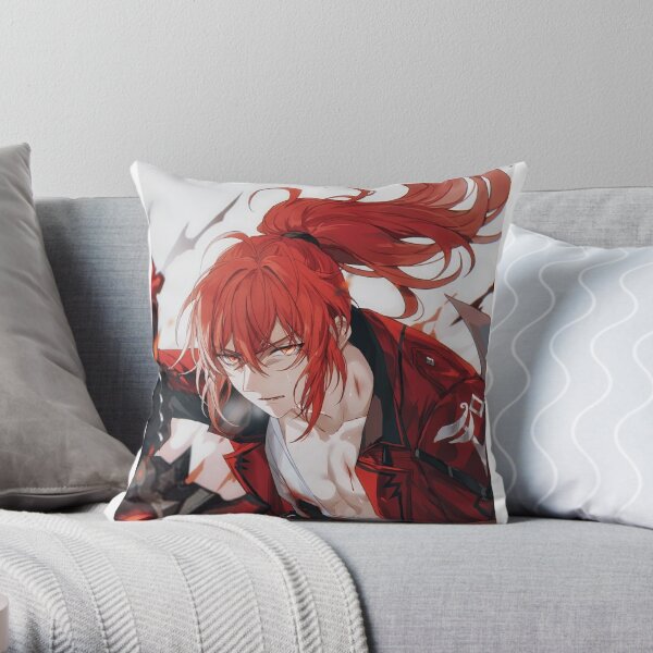 Genshin Impact, Diluc Ragnvindr  Throw Pillow RB1807 product Offical genshin impact Merch