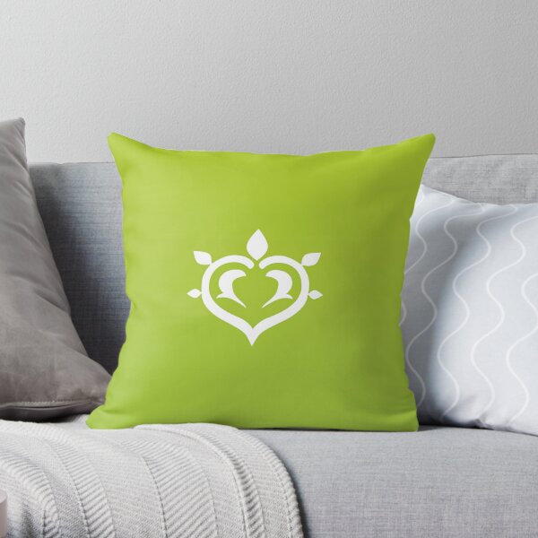 Dendro Element Throw Pillow RB1807 product Offical genshin impact Merch