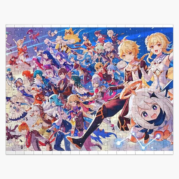 Genshin Impact All Characters Jigsaw Puzzle RB1807 product Offical genshin impact Merch